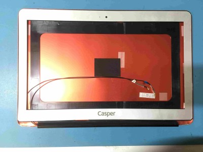 Casper CGA CBA CBE C16 Ekran Cover + Bezel ( Kırmızı )