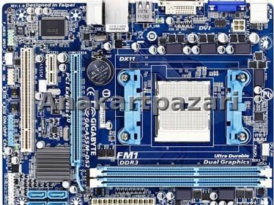 Gigabyte ga a55m ds2 rev 3.0 anakart fm1 soket