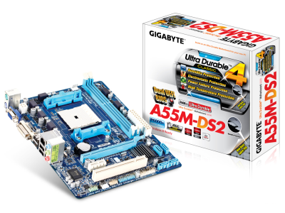 Gigabyte ga a55m ds2 rev 3.0 anakart fm1 soket