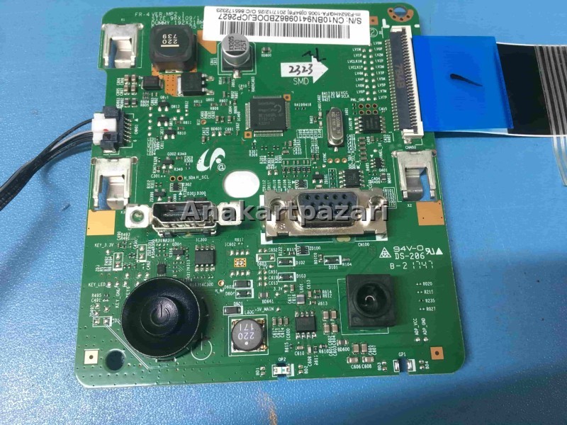 Samsung Monitör S24F350FH Ekran Anakartı  ( LS24F35FHXUF )