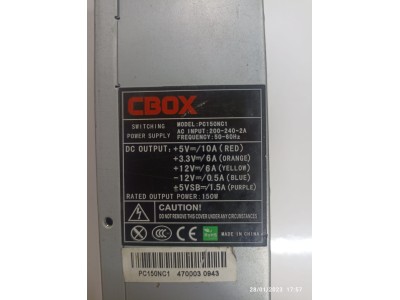 CBOX PC150NC1 POWER SUPPLY