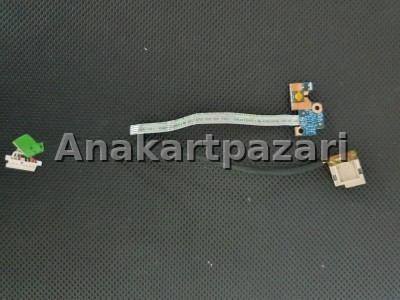 HP 15BS 15BW 15BU 15TBR 15TBS 15ZBW 15RA G6 250 255 Power jack ( Şarj soketi ) , Power Board ( Buton )