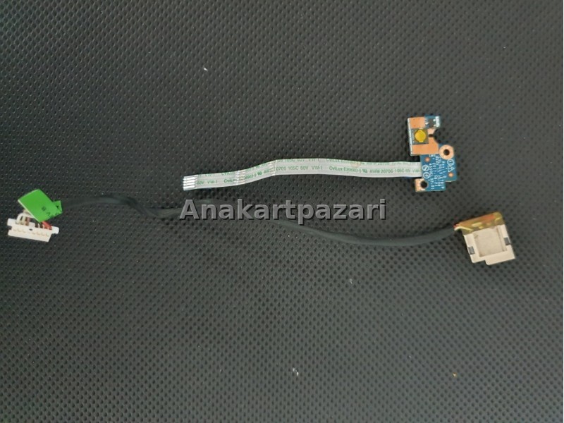 HP 15BS 15BW 15BU 15TBR 15TBS 15ZBW 15RA G6 250 255 Power jack ( Şarj soketi ) , Power Board ( Buton )