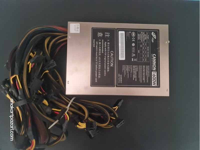 FSP CANNON FSP1600 55YD 1600W ATX12 GAMİNG , MİNİNG POWER SUPPLY FSP CANNON FSP1600 55YD 1600W ATX12 GAMİNG , MİNİNG POWER SUPPLY