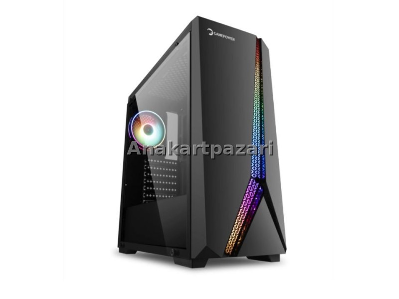 GAMEPOWER MYTHRIL Boş Kasa Siyah ( PSU YOK )