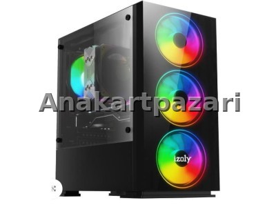 İzoly Cyberpunk B706 Boş Kasa Siyah ( PSU YOK )