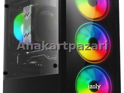 İzoly Cyberpunk B706 Boş Kasa Siyah ( PSU YOK )