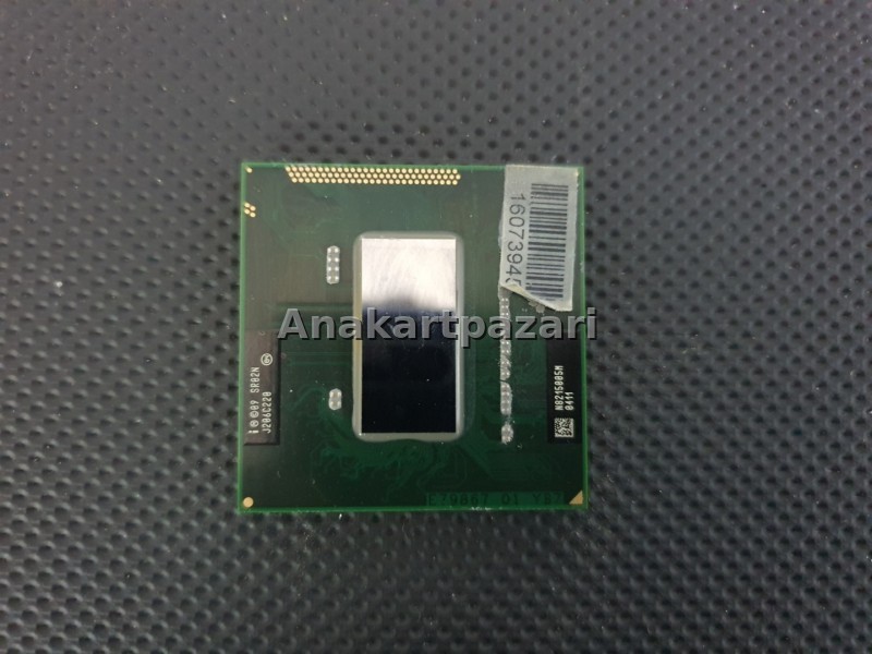 İntel i7 2670QM SR02N J140C115 2.2 / 3.1 GHZ Notebook İşlemci