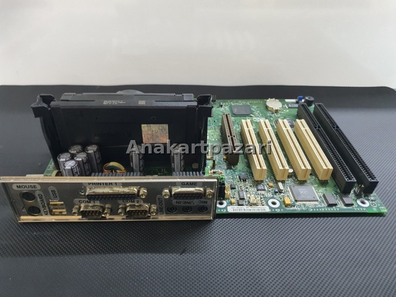 İntel SE440BX-2 SEATTLE 2 E139761 Pentium 2 Endüstriyel Server Anakart , CPU , Ram