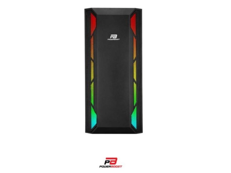 Power Boost VK-G3701B ARGB FAN BOŞ KASA SİYAH (PSU YOK)