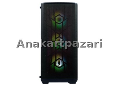 BıtFenix Nova Mesh SE-TG Boş Kasa Siyah (PSU YOK)