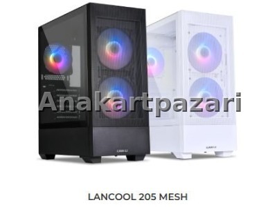 Lianli Lancool 205 Mesh Boş Kasa Siyah ( PSU YOK )