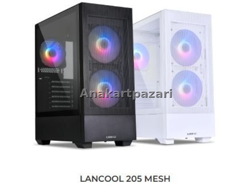 Lianli Lancool 205 Mesh Boş Kasa Siyah ( PSU YOK )