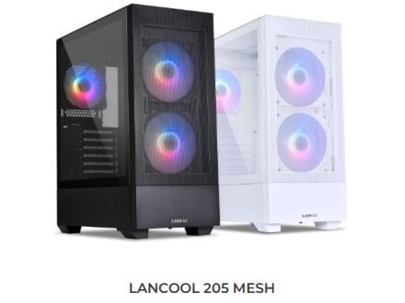 Lianli Lancool 205 Mesh Boş Kasa Siyah ( PSU YOK )